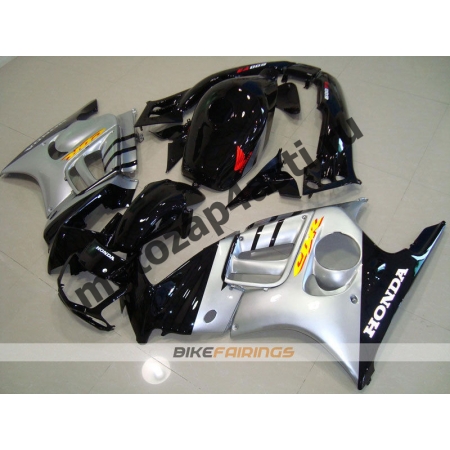 Комплект мотопластика Honda CBR600F3 95-98 Черно-Серебристый.