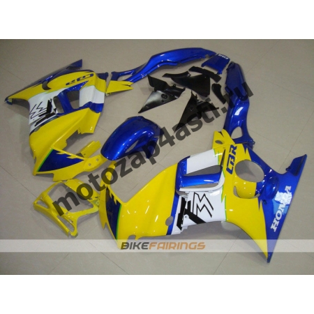 Комплект мотопластика Honda CBR600F3 95-98 Желто-Синий.