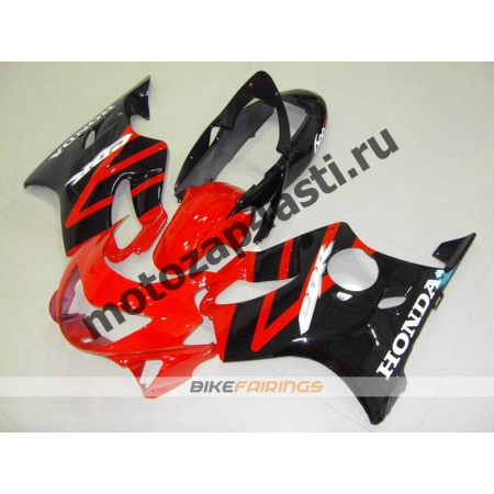 Комплект пластика Honda CBR600F4 98-00 Штатный Красно-черный.