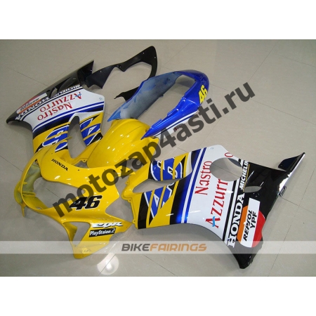 Комплект пластика Honda CBR600F4 99-00 NASTRO Azzurro.