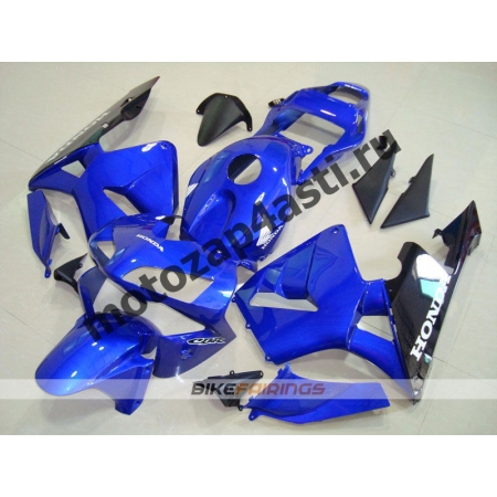 Комплект Мотопластика Honda CBR600RR 03-04 Сине-Черный.