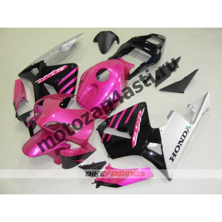 Комплект Мотопластика Honda CBR600RR 03-04 Розово-Черный.