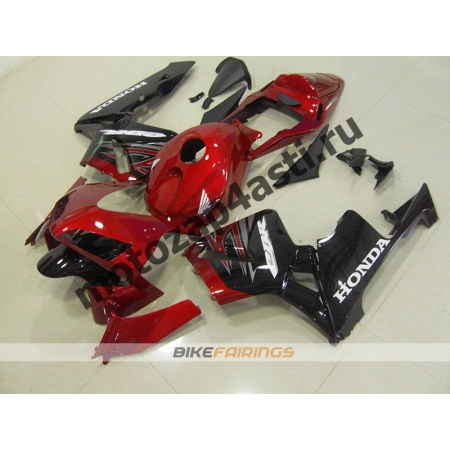 Комплект Мотопластика Honda CBR600RR 03-04 Красно-черный -3.