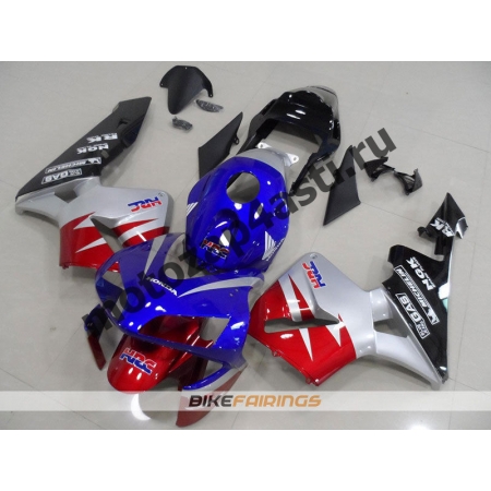 Комплект Мотопластика Honda CBR600RR 03-04 Красно-Сине-Серый-2.