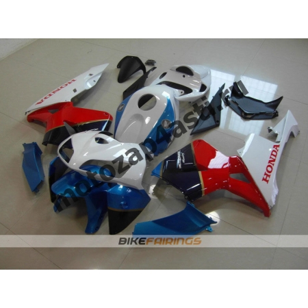 Комплект Мотопластика Honda CBR600RR 05-06 Бело-красно-синий-1.