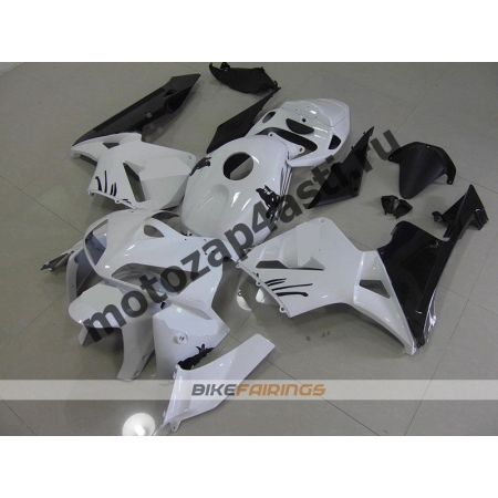 Комплект Мотопластика Honda CBR600RR 05-06 Бело-Черный-2.
