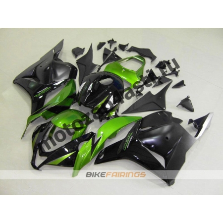 Комплект Мотопластика Honda CBR600rr 09-12 Зелено-Черный.
