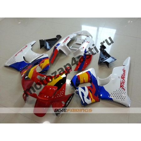 Комплект пластика Honda CBR900RR 96-97 Красно-бело-желто-синий.