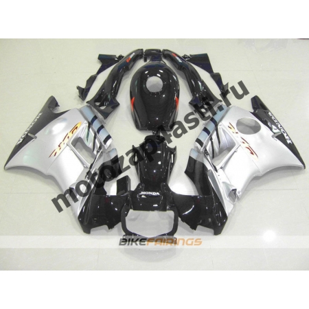 Комплект пластика Honda CBR600F3 95-98 Черно-Серебристый.