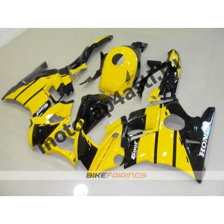 Комплект пластика Honda CBR600F3 95-98 Черно-Желтый.