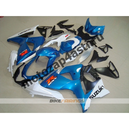 Комплекты пластика Suzuki GSXR1000 09-13 Бело-Синий.