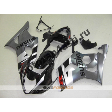 Комплекты пластика Suzuki GSXR1000 03-04 Черно-серый.