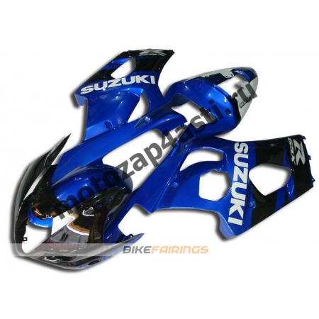 Комплекты пластика Suzuki GSXR1000 03-04 Сине-Черный.