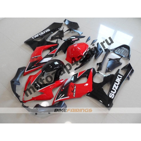 Комплекты пластика Suzuki GSXR1000 05-06 Красно-Черный.