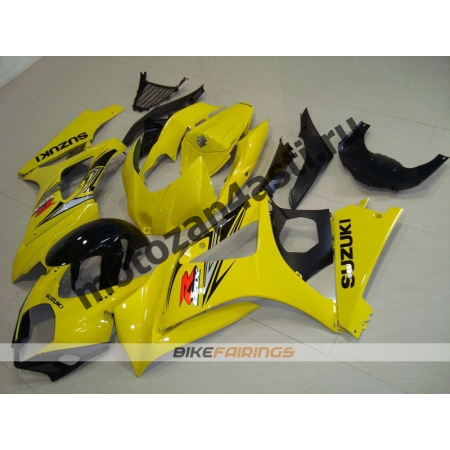 Комплекты пластика Suzuki GSXR1000 07-08 Черно-Желтый.