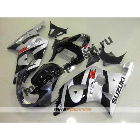 Комплект мотопластика Suzuki GSXR600-750 01-03,GSXR1000 00-02 Черно-серый-1.
