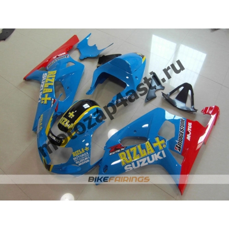 Комплект мотопластика Suzuki GSXR600-750 01-03,GSXR1000 00-02 RIZLA.