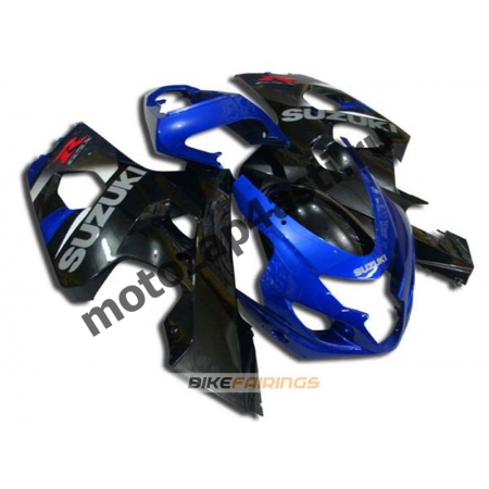 Комплект пластика Suzuki GSXR600-750 04-05 Черно-синий.