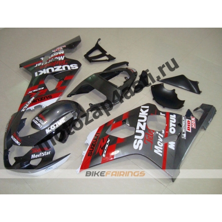 Комплект пластика Suzuki GSXR600-750 04-05 MOVISTAR.