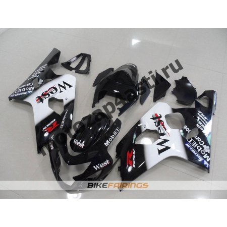 Комплект пластика Suzuki GSXR600-750 04-05 WEST.