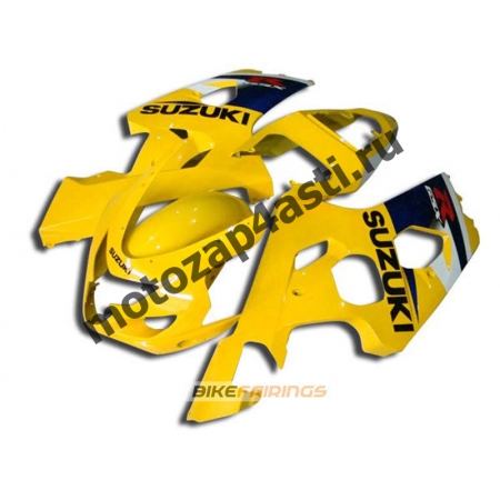 Комплект пластика Suzuki GSXR600-750 04-05 Желтый-1.