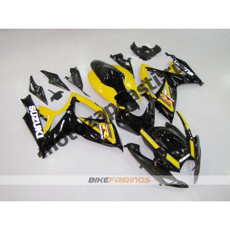 Комплекты пластика Suzuki GSXR600-750 06-07 Желто-Черный.