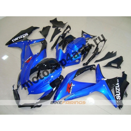 Комплекты пластика Suzuki GSXR600-750 08-09 Черно-синий.