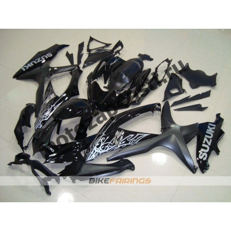 Комплекты пластика Suzuki GSXR600-750 08-09 Черно-серый.