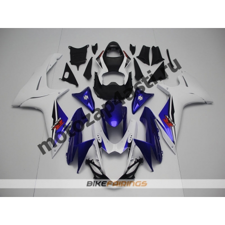 Комплекты пластика Suzuki GSXR600-750 11-13 Бело-синий.