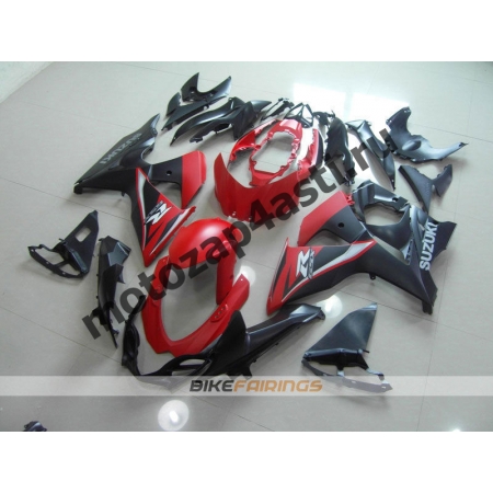 Комплекты пластика Suzuki GSXR600-750 11-13 Красно-черный-2.