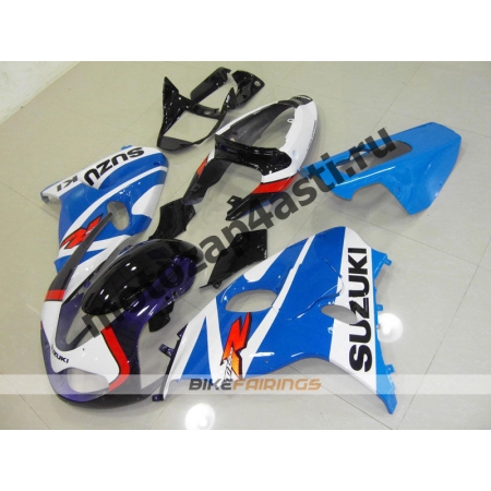 Комплекты пластика Suzuki TL1000R 98-02 Бело-Голубой.