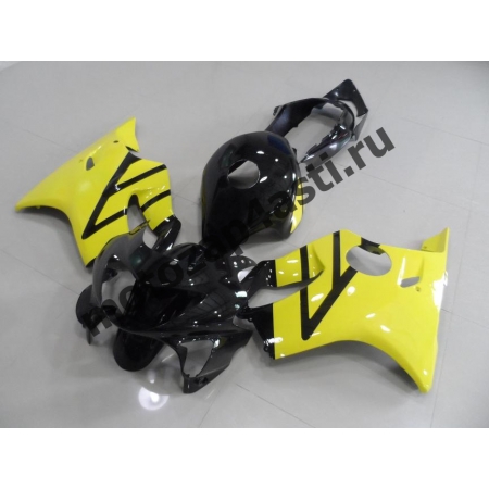Комплект пластика Honda CBR600F4 98-00 Черно-Желтый-1.