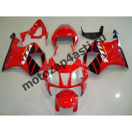 Комплект пластика Honda VTR1000 SP1/SP2 Штатный Красно-Черный.