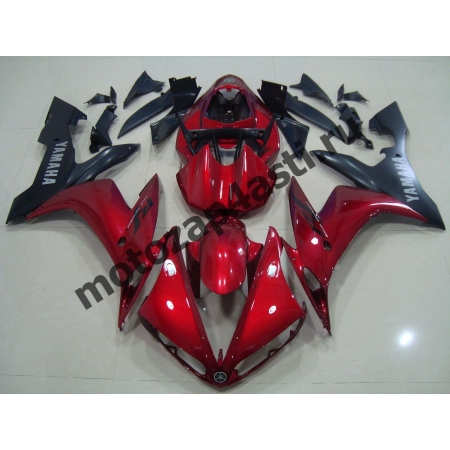 Комплект Пластика Yamaha R1 04-06 Красно-черный штатный