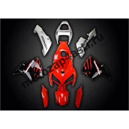 Комплект Мотопластика Honda CBR600RR 03-04 Красно-Черно-Серый штатный
