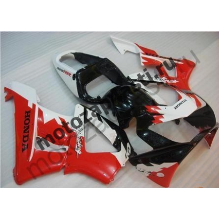 Комплект Мотопластика Honda CBR929RR 00-01 Штатный Красно-Бело-Черный.