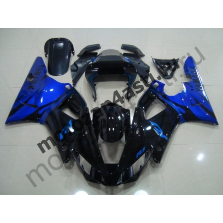 Комплект Мотопластика Yamaha R1 98-99 Черно-Синий