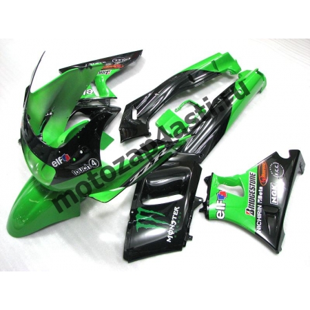 Комплект пластика Kawasaki ZZR400II 93-03 Monster Energy