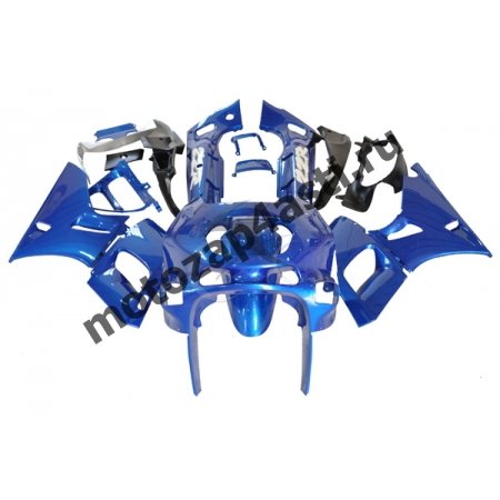 Комплект пластика Kawasaki ZZR400II 93-03 Штатный Синий.