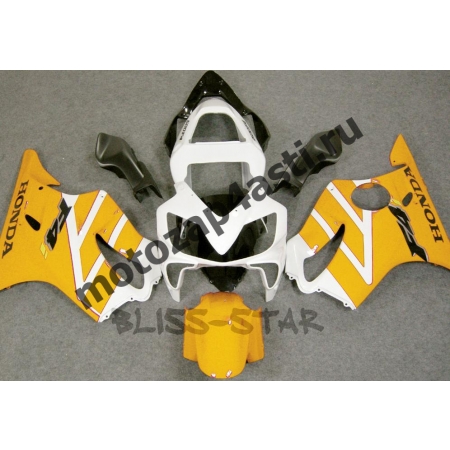 Комплект пластика для мотоцикла Honda CBR600 F4i 01-07 Бело-Желтый