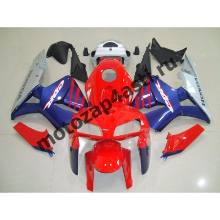 Комплект Мотопластик Honda CBR600RR 05-06 Штатный Красно-Сине-Серый