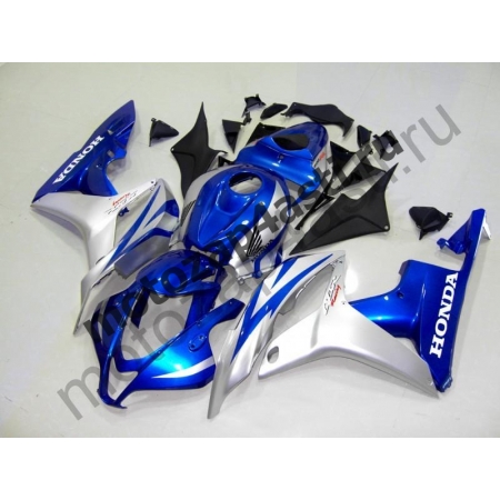 Комплект Мотопластика Honda CBR600RR 07-08 Серебристо-Синий