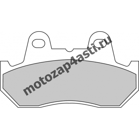 Колодки тормозные ST001 (Nissin 2p-201, 2p-242, EBC FA69)