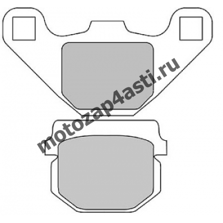 Колодки тормозные ST010 (EBC FA83)