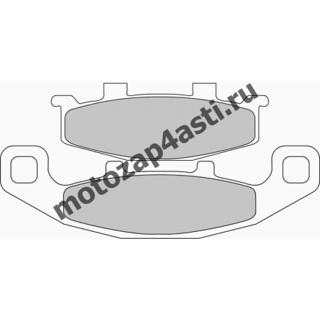 Колодки тормозные ST034 (Nissin 2p-252 EBC FA129)