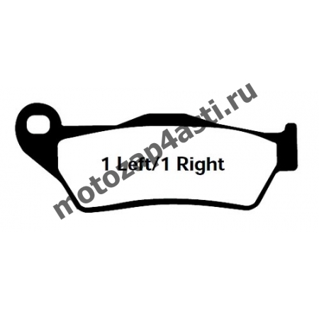 Колодки тормозные CT044 (Nissin 2p-274 EBC FA181)