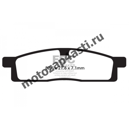 Колодки тормозные ST054 (EBC FA119)