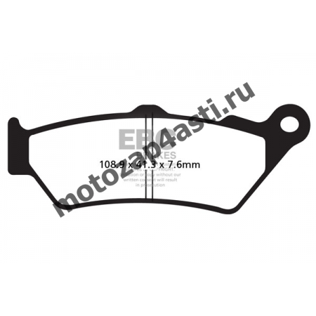 Колодки тормозные ST067 (Nissin 2p-256 EBC FA209)