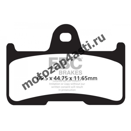 Колодки тормозные ST094 (EBC FA344)