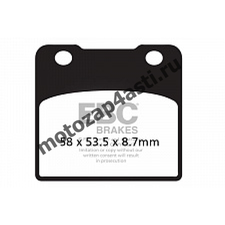 Колодки тормозные ST113 (Nissin 2p-234 EBC FA103)